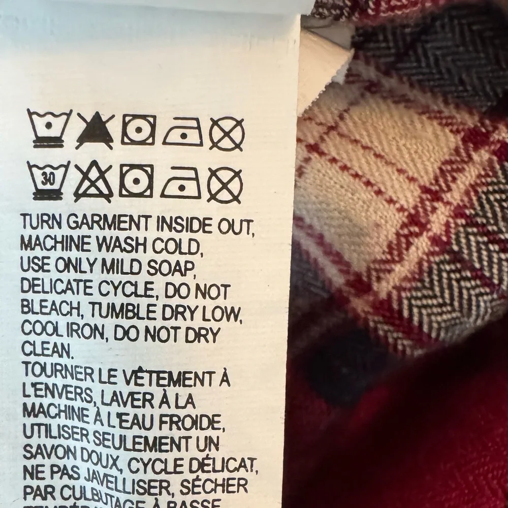 Lucky Brand Red and Cream Plaid Shirt - Picture 8 of 10